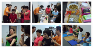 Hands-on session at LOHAS Meridian Self-Therapy Program