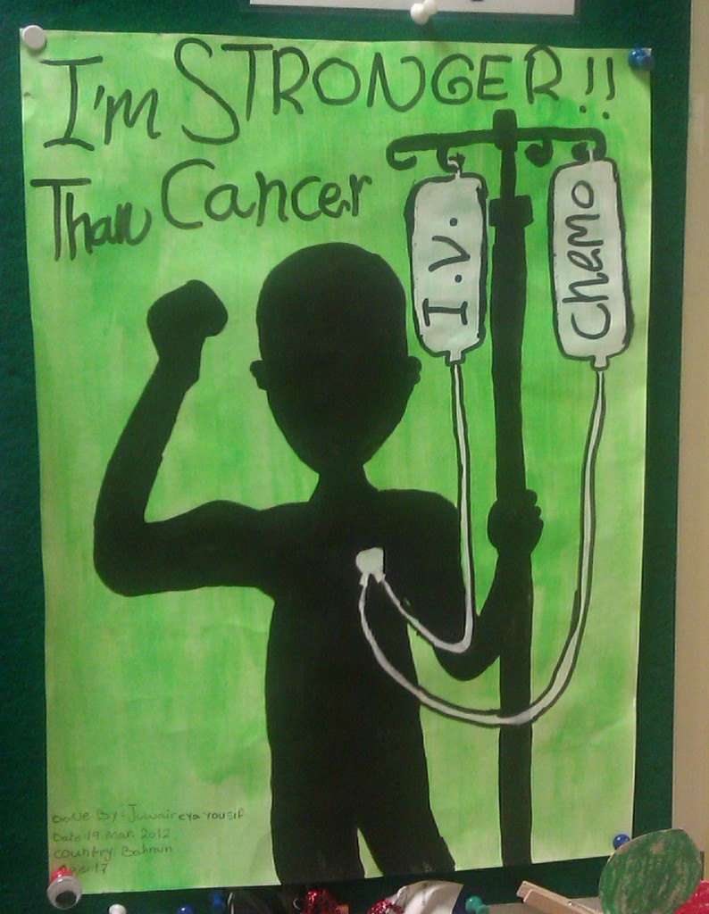 Picture painted by a 17 years old cancer patients