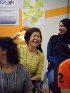 Cheerful smiles