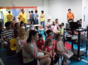 Parents and children learning together