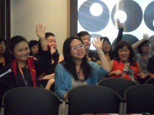 Session start with fun and good laughter