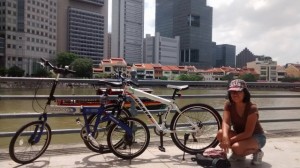 Cycling pass Raffles Place